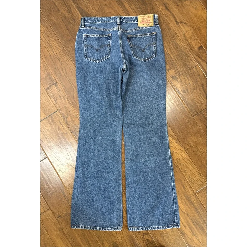 Vintage‎ Y2K Levi's 567 Jeans Relaxed Bootcut Baggy Grunge Skater Western 34x33